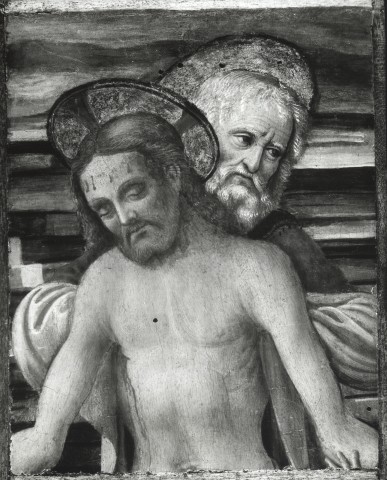 Goffi, Roberto/ Nimatallah, Giorgio — Anonimo fiorentino - sec. XV - Cristo morto sorretto da Nicodemo — insieme